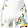 Psycho Parrot Bike Shorts - fungear.com.au