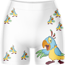  Psycho Parrot Ladies Gym Shorts - fungear.com.au