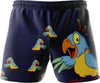 Psycho Parrot Shorts - kustomteamwear.com