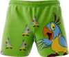 Psycho Parrot Shorts - fungear.com.au