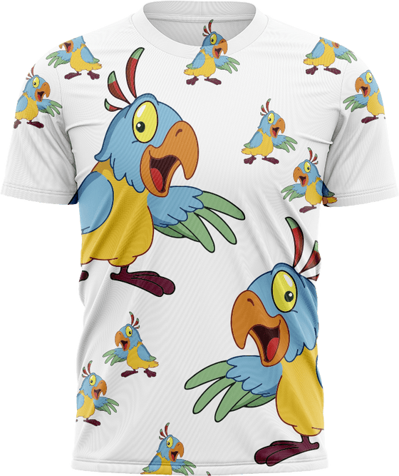 Psycho Parrot T shirts - fungear.com.au