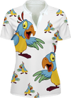 Psycho Parrot Women's Polo - fungear.com.au