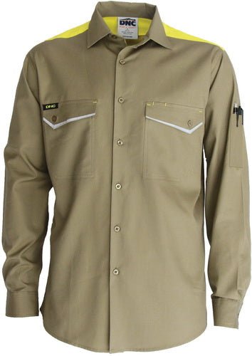 RipStop Cool Cotton Tradies Shirt, L/S - kustomteamwear.com