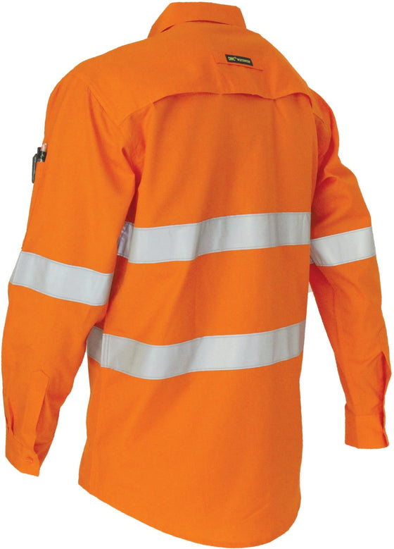 RipStop Cotton Cool Shirt with CSR Reflective Tape, L/S - kustomteamwear.com