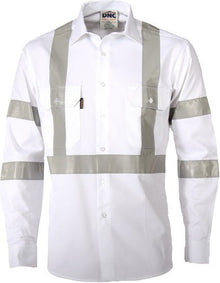  RTA NIGHT WORKER WHITE SHIRT WITH CSR R/TAPE. - kustomteamwear.com