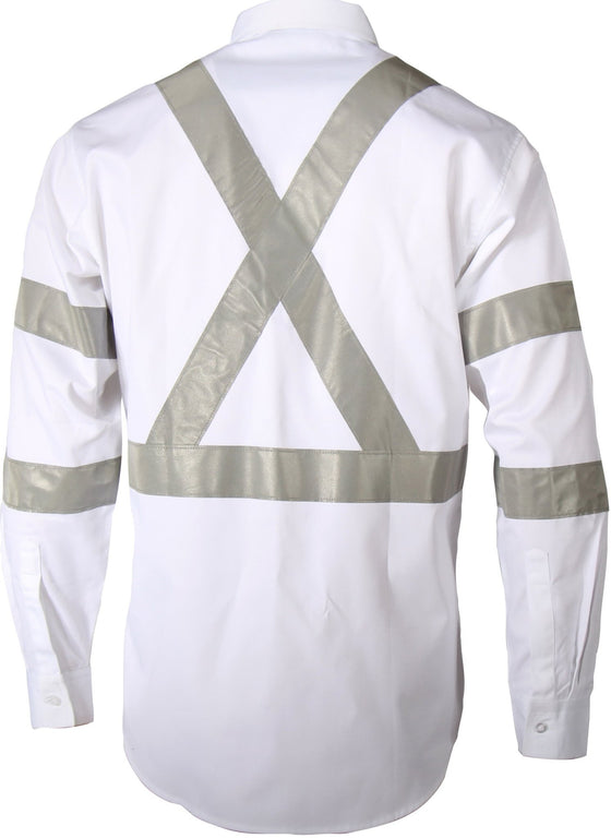 RTA NIGHT WORKER WHITE SHIRT WITH CSR R/TAPE. - kustomteamwear.com