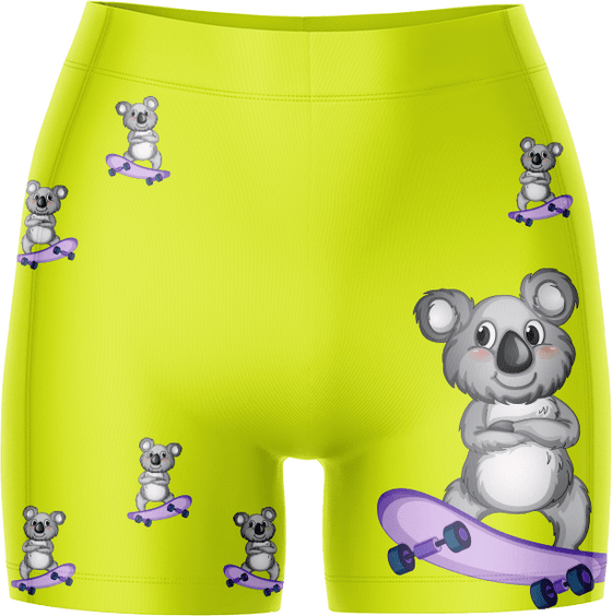 Skater Koala Bike Shorts - fungear.com.au