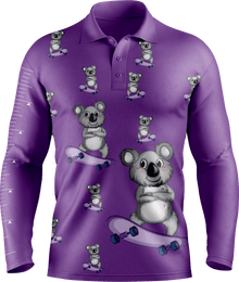  Skater Koala Fishing Shirts - fungear.com.au