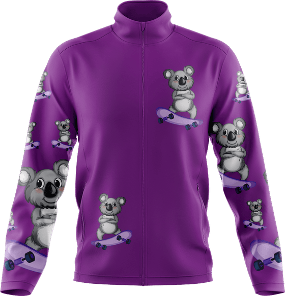 Skater Koala Full Zip Track Jacket - fungear.com.au