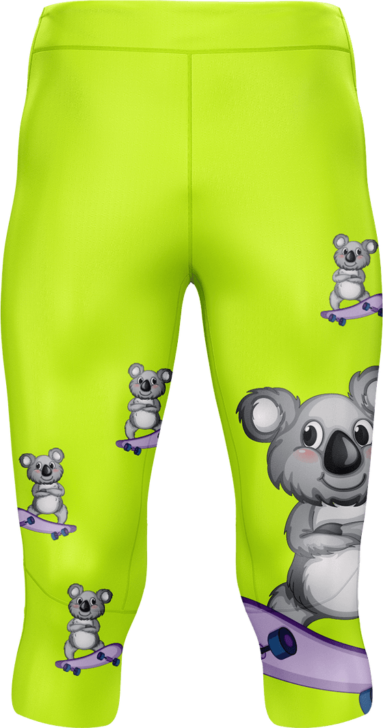 Skater Koala tights 3/4 or full length - fungear.com.au