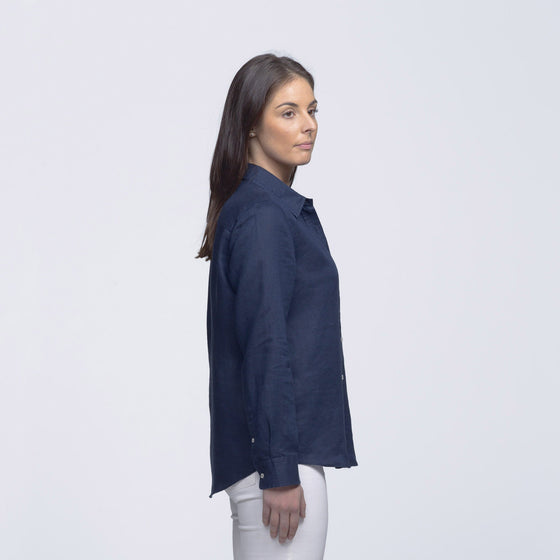 smpli Womens Linen Shirt - kustomteamwear.com