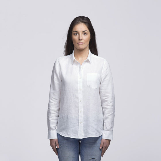 smpli Womens Linen Shirt - kustomteamwear.com