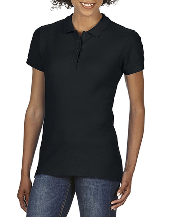 Softstyle Ladies' Double Pique Polo - kustomteamwear.com