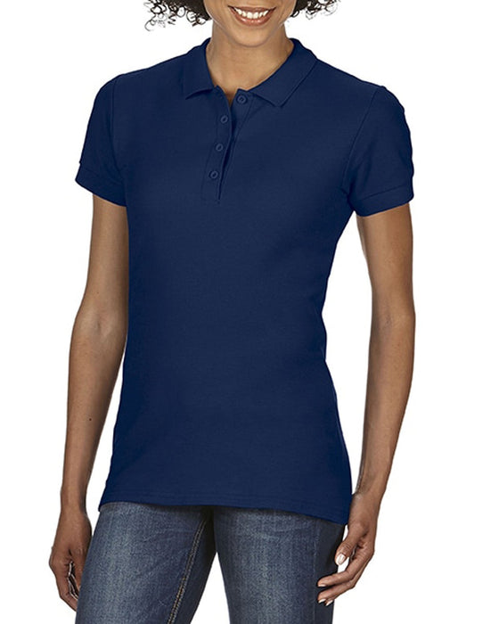 Softstyle Ladies' Double Pique Polo - kustomteamwear.com