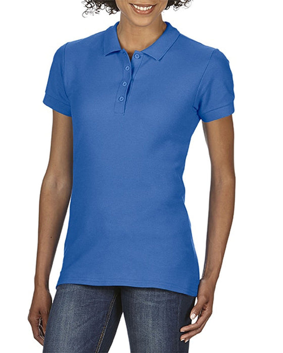 Softstyle Ladies' Double Pique Polo - kustomteamwear.com