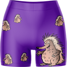  Spunky Echidna Ladies Gym Shorts - fungear.com.au