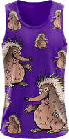 Spunky Echidna Singlets - fungear.com.au