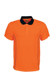  STITCH ESSENTIALS-MENS HI VIS POLO - kustomteamwear.com