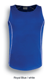 STITCH FEATURE ESSENTIALS--MENS STITCH SINGLET - kustomteamwear.com