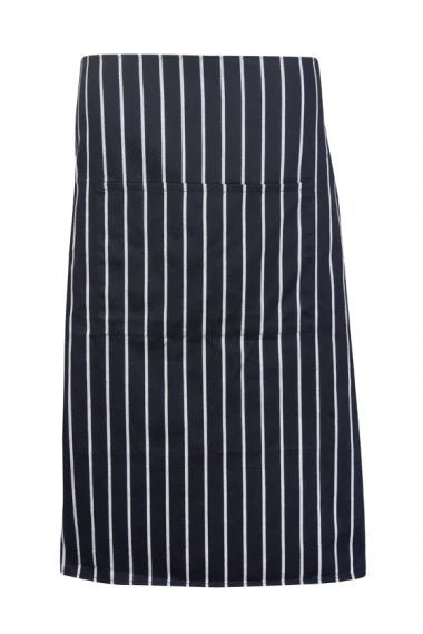 Striped Apron - Full-waist - kustomteamwear.com