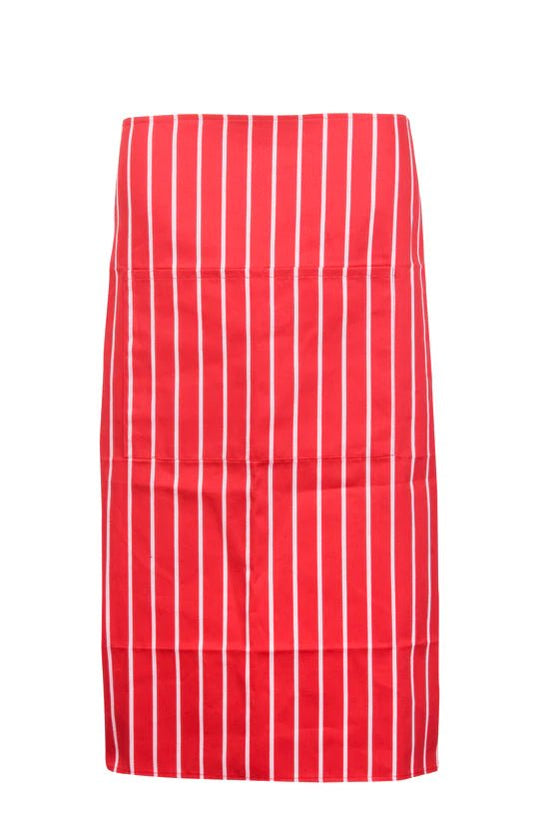 Striped Apron - Full-waist - kustomteamwear.com