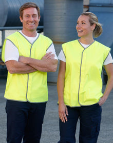  SW02 Hi Vis safety vest, Day Use - kustomteamwear.com