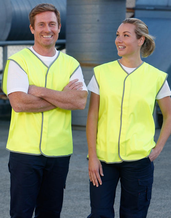 SW02 Hi Vis safety vest, Day Use - kustomteamwear.com