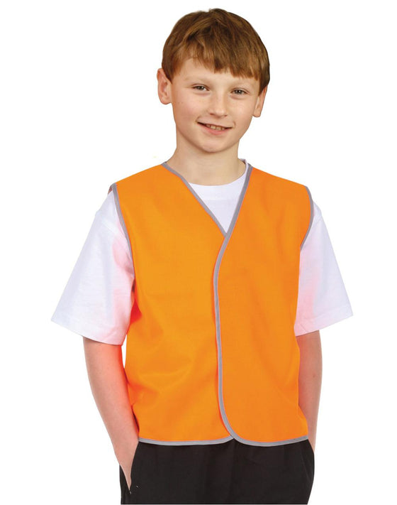 SW02K Hi Vis Kid's Safety Vest - kustomteamwear.com
