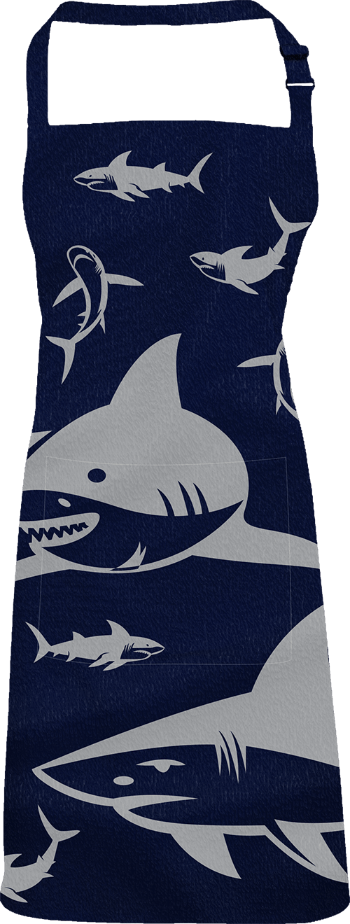 Swim with Sharks Apron - fungear.com.au