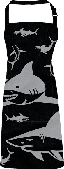  Swim with Sharks Apron - fungear.com.au