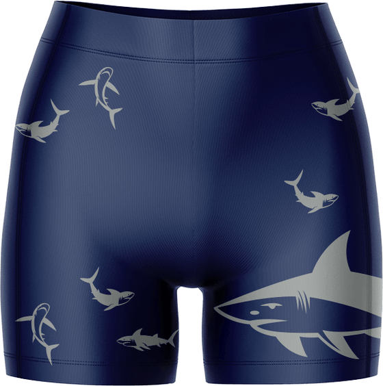 Swim With Sharks Bike Shorts - fungear.com.au