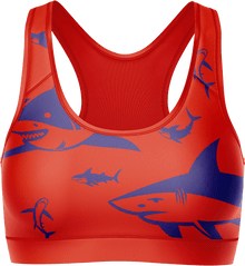  Swim With Sharks Crop Top - fungear.com.au