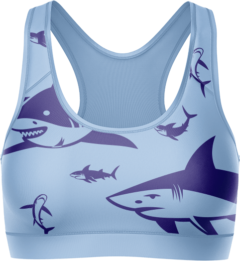 Swim With Sharks Crop Top - fungear.com.au