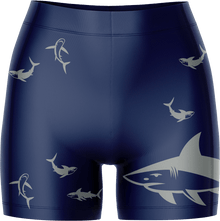  Swim With Sharks Ladies Gym Shorts - fungear.com.au