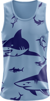 Swim with Sharks Singlets - fungear.com.au