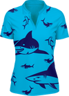 Swim With Sharks Women's Polo - fungear.com.au