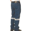 Taped Denim Stretch Jeans - kustomteamwear.com