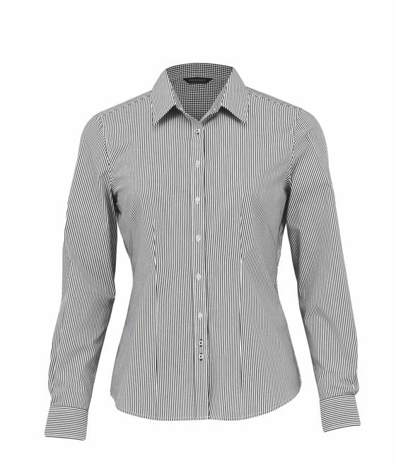 The Wynyard Stripe Shirt - Womens - kustomteamwear.com