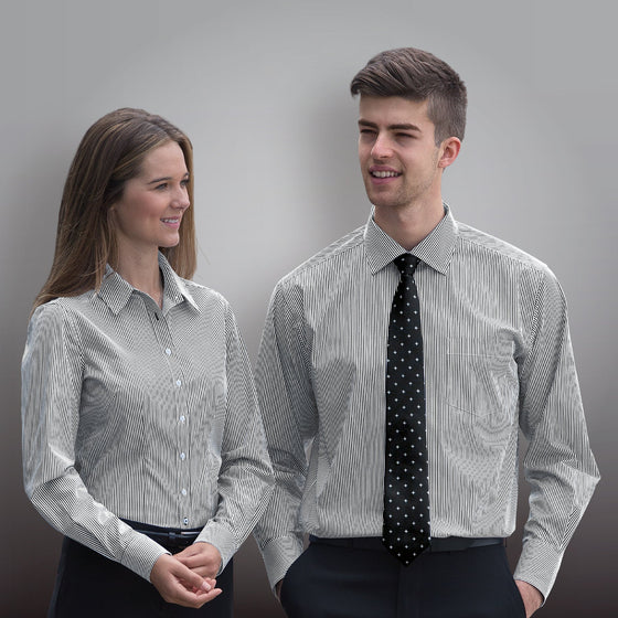 The Wynyard Stripe Shirt - Womens - kustomteamwear.com