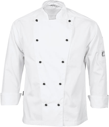 Three Way Air Flow Chef Jacket - Long Sleeve - kustomteamwear.com
