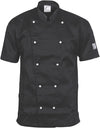 Three Way Air Flow Chef Jacket - Short Sleeve - kustomteamwear.com