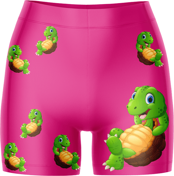 Top Turtle Ladies Gym Shorts - fungear.com.au