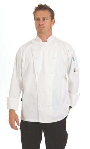 Traditional Chef Jacket - Long Sleeve - kustomteamwear.com