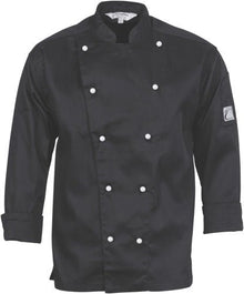  Traditional Chef Jacket - Long Sleeve - kustomteamwear.com