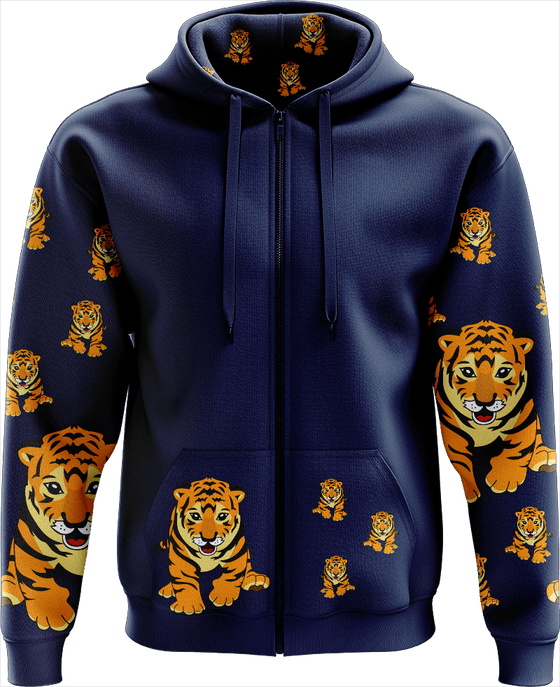 Tuff Tiger Full Zip Hoodies Jacket - fungear.com.au