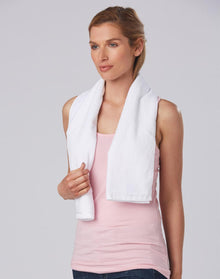  TW05 terry velour fitness towel 110x30 cm - kustomteamwear.com