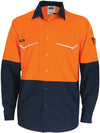 Two-Tone RipStop Cotton Cool Shirt, L/S - kustomteamwear.com