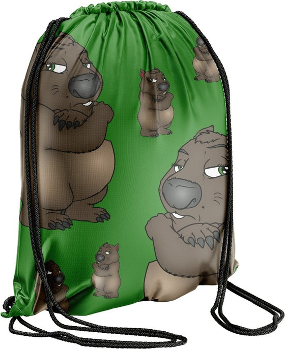 Wally Wombat Back Bag - kustomteamwear.com