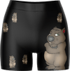 Wally Wombat Ladies Gym Shorts - fungear.com.au