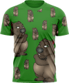 Wally Wombat T shirts - fungear.com.au